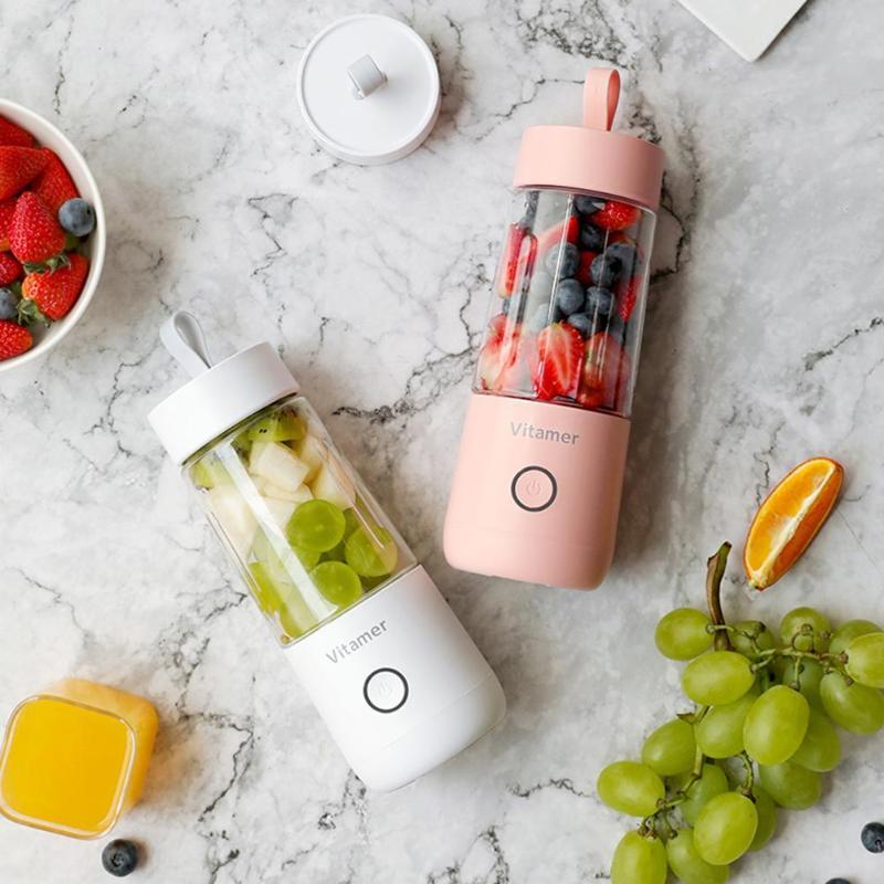 Vitamer Dreamer Juicer Cup,Portable Blender, Cordless Personal Blender for Shakes and Smoothies, USB Rechargeable Mini Juicer Fruit Juice Cup Mixer,for Home, Travel, Office
