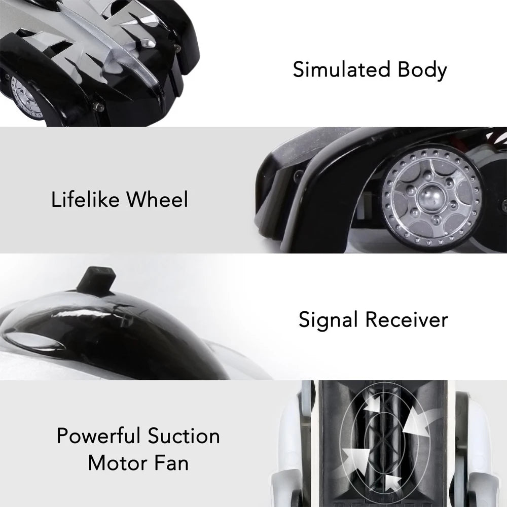 2.4G Anti Gravity Wall Climbing RC Car Electric 360 Rotating Stunt RC Car Antigravity Machine Auto Toy Cars with Remote Control