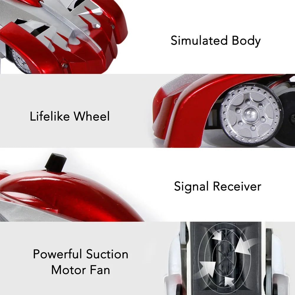 2.4G Anti Gravity Wall Climbing RC Car Electric 360 Rotating Stunt RC Car Antigravity Machine Auto Toy Cars with Remote Control