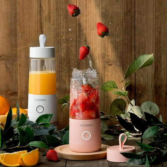 Vitamer Dreamer Juicer Cup,Portable Blender, Cordless Personal Blender for Shakes and Smoothies, USB Rechargeable Mini Juicer Fruit Juice Cup Mixer,for Home, Travel, Office