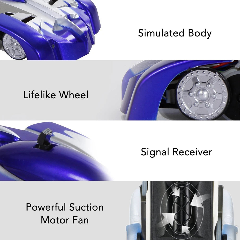 2.4G Anti Gravity Wall Climbing RC Car Electric 360 Rotating Stunt RC Car Antigravity Machine Auto Toy Cars with Remote Control