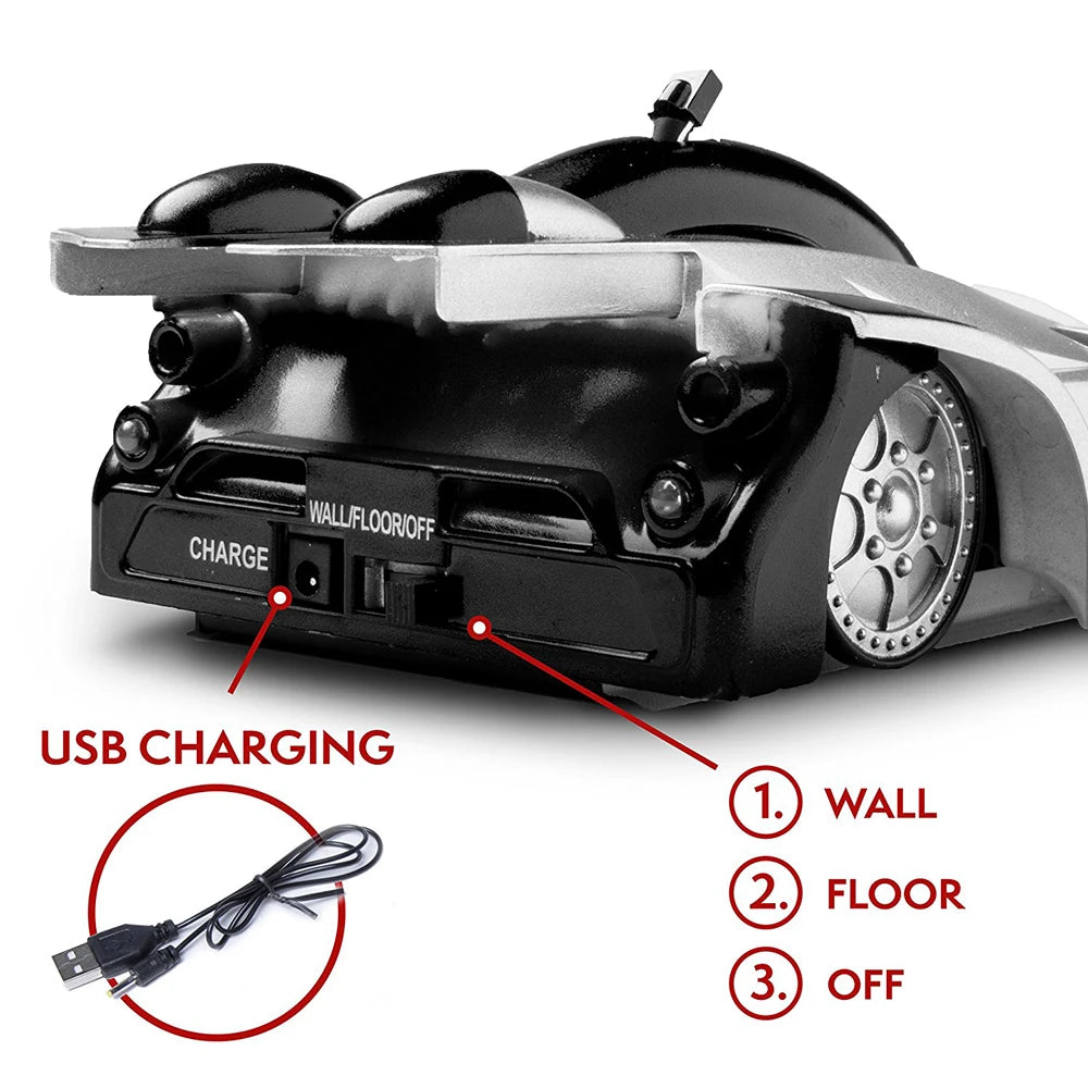 2.4G Anti Gravity Wall Climbing RC Car Electric 360 Rotating Stunt RC Car Antigravity Machine Auto Toy Cars with Remote Control