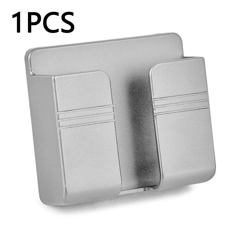 Adhesive Mobile Phone Charging Stand Wall Hanging Lazy Bedside Shelf